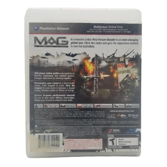 MAG Massive Action Game PS3 Sony Playstation 3 2010  Zipper Interactive CIB - Picture 2 of 8